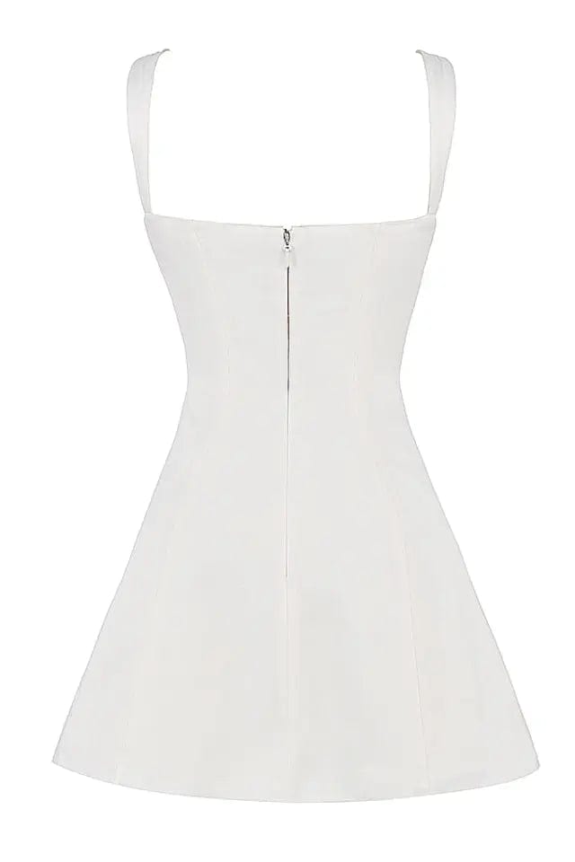 MAX for ME robes Robe mini Juliette en satin avec bonnets en dentelle – Sensualité et douceur
