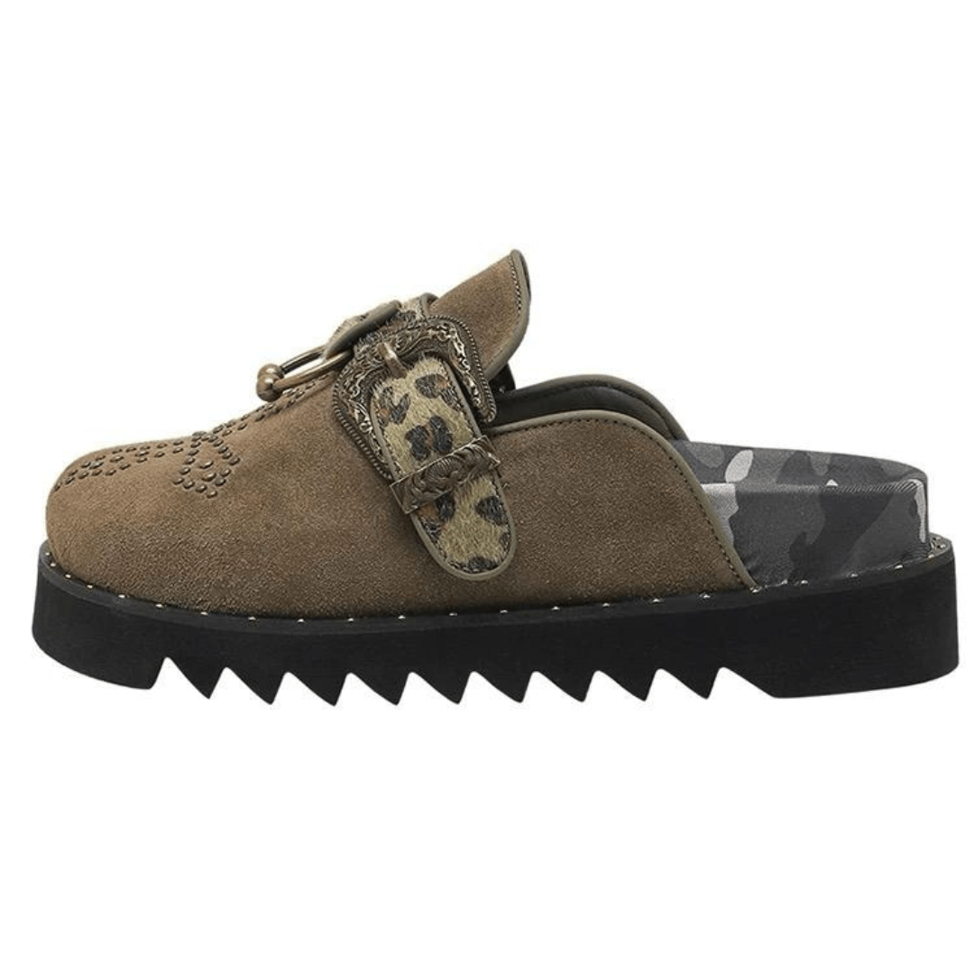 Sabots style rock militaire - Caractère rebelle sophistiqué - MAX FOR ME MAX for ME