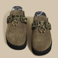 Sabots style rock militaire - Caractère rebelle sophistiqué - MAX FOR ME Vert Kaki / 35 MAX for ME