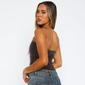 Top en cuir élégant – Coupe ajustée et allure affirmée MAX FOR ME