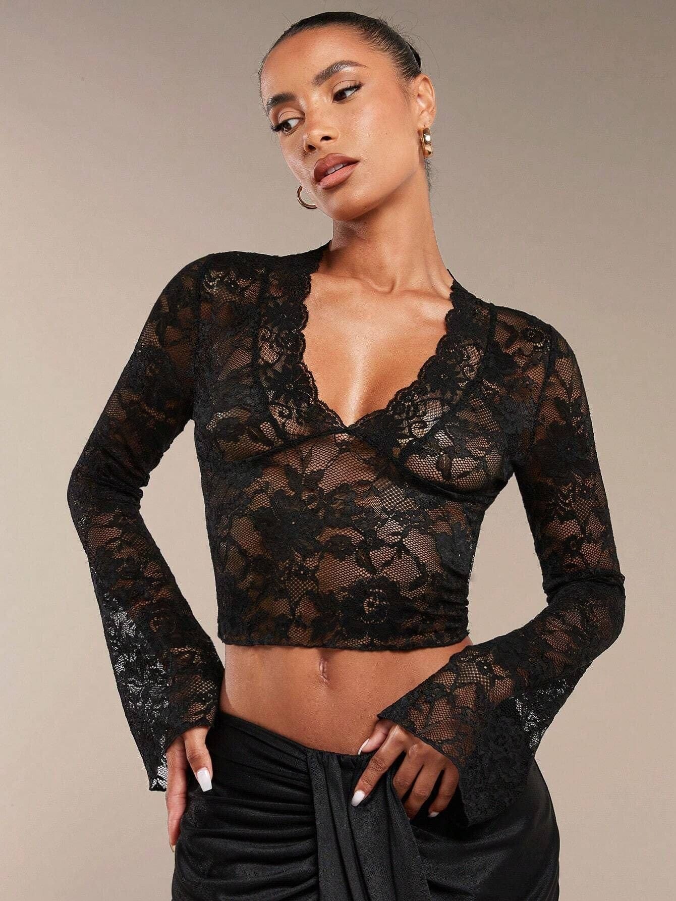 Top en dentelle délicate – silhouette légère pour l’été MAX FOR ME
