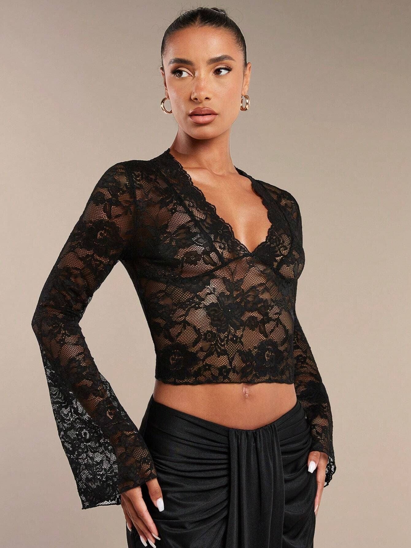 Top en dentelle délicate – silhouette légère pour l’été MAX FOR ME