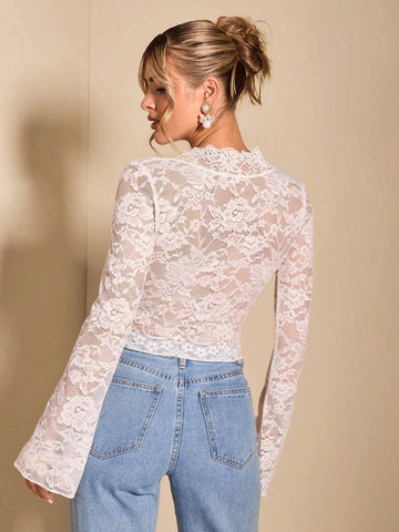 Top en dentelle délicate – silhouette légère pour l’été MAX FOR ME
