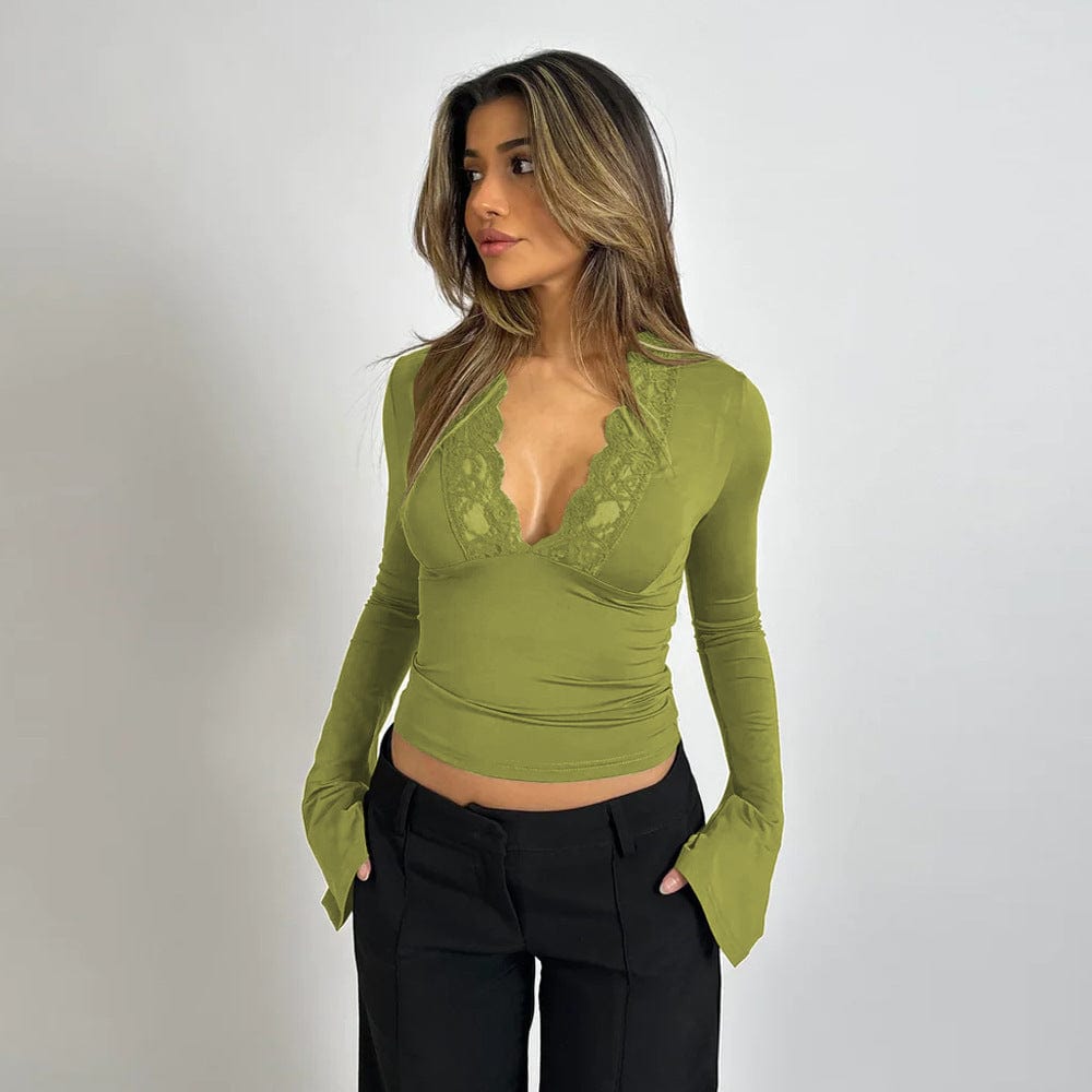 Top en dentelle moderne – Élégance structurée pour look tendance MAX FOR ME