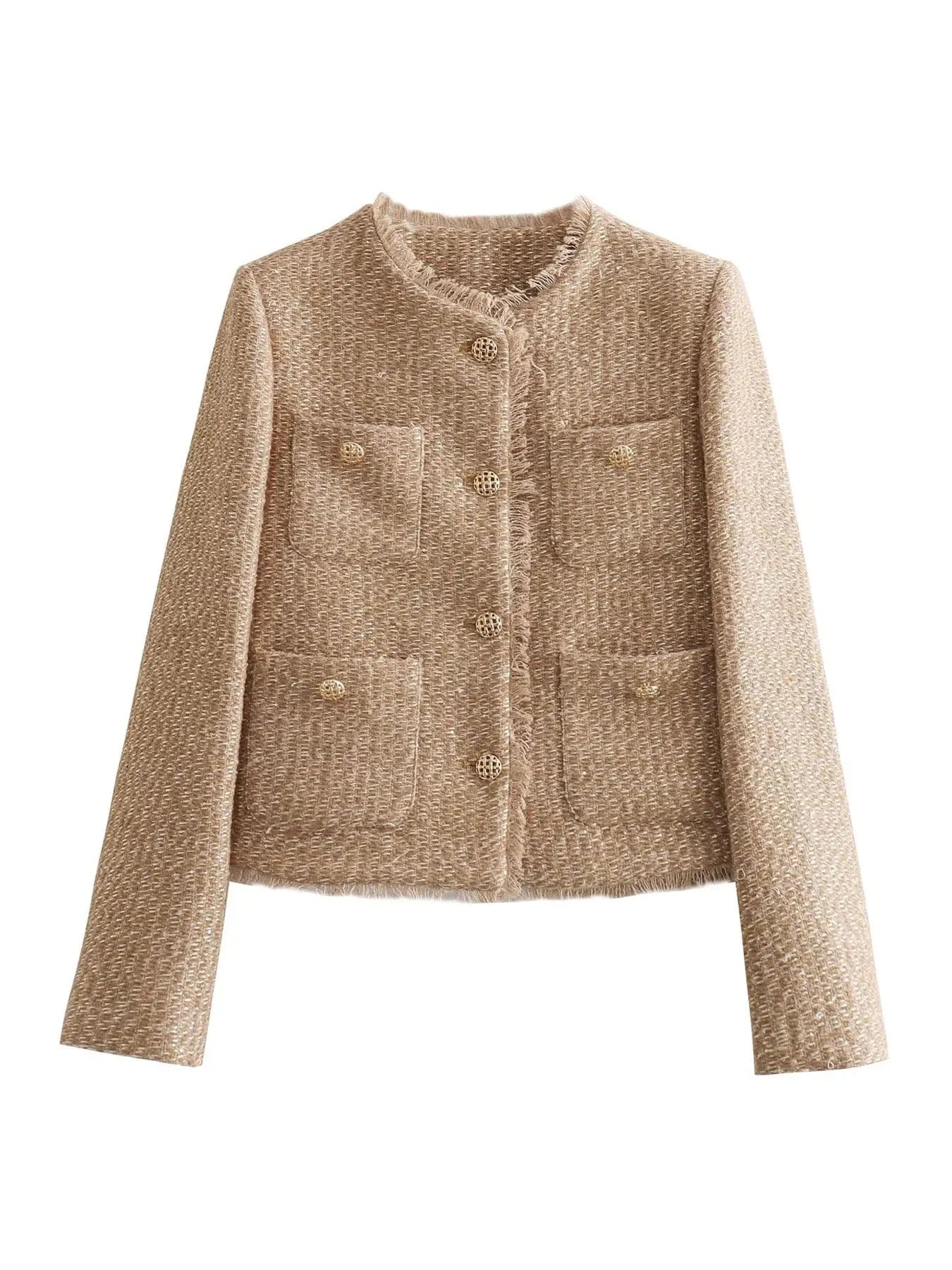 Veste courte en tweed - l'élégance parisienne intemporelle - MAX FOR ME MAX FOR ME