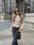 Veste courte en tweed - l'élégance parisienne intemporelle - MAX FOR ME MAX FOR ME