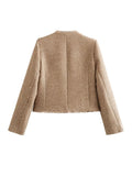 Veste courte en tweed - l'élégance parisienne intemporelle - MAX FOR ME MAX FOR ME