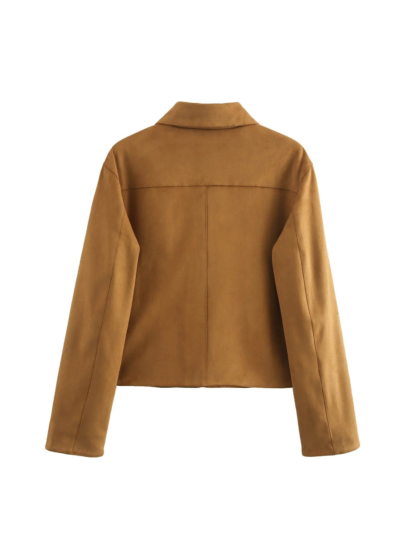 Veste en suédine douce – coupe ajustée pour look structuré chic MAX FOR ME
