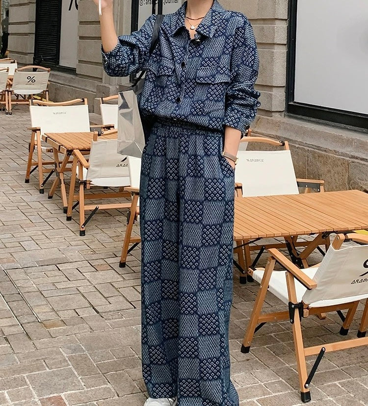 :
Ensemble jean femme chic luxueux total look denim bleu MAX FOR ME