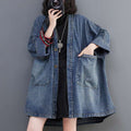 Veste jean trench détail finitions premium qualité MAX FOR ME