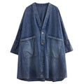 Veste jean trench lifestyle automne-hiver sophistication MAX FOR ME