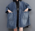 Veste jean trench oversize chic automne hiver style moderne MAX FOR ME MAX for ME